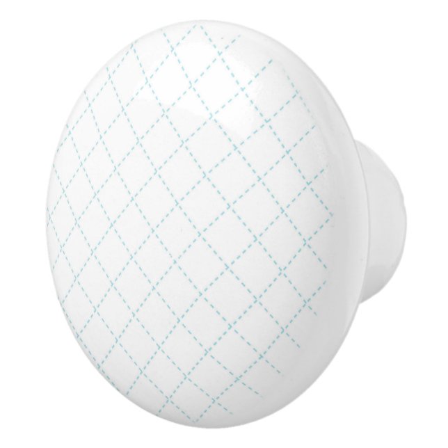 Boutons en céramique motif bleu (Droite)