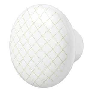 Boutons en céramique motif vert