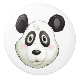 Boutons en céramique Panda précieux