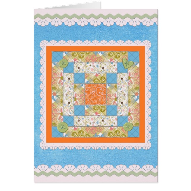 Boutons et carte de blocage en dentelle (Devant)