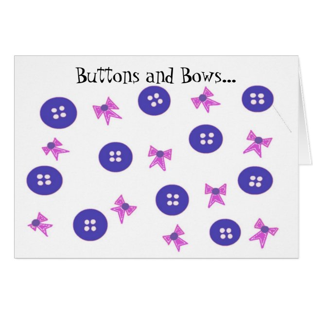 Boutons et vaches bleu et rose (Devant horizontal)
