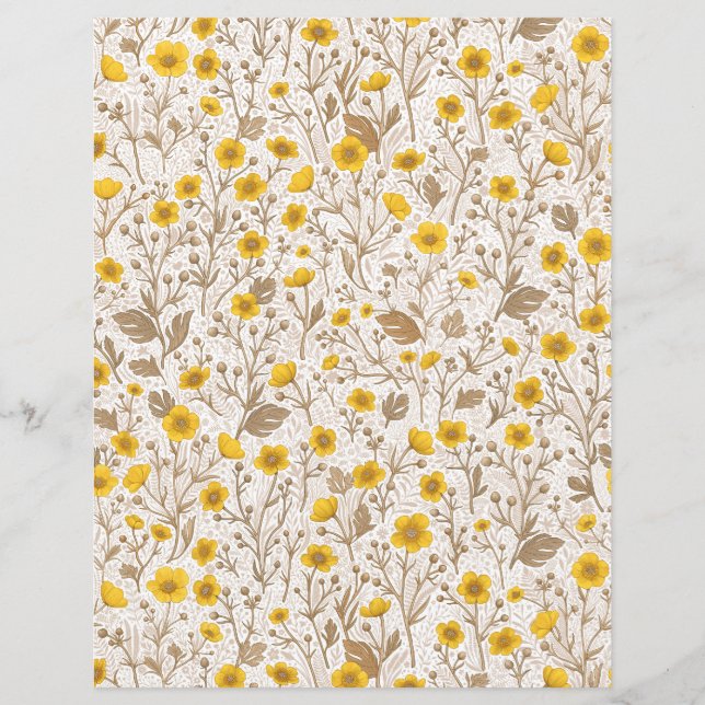 Boutons jaunes et bruns (Devant)