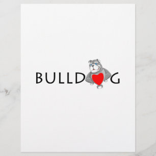 Bouvier anglais drôle dessin animé amour cœur roug