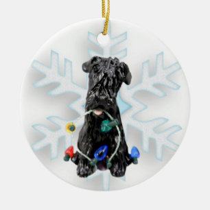 Bouvier des flandres Ornement de Noël de chien