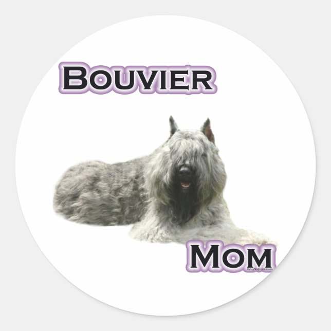 Bouvier Mom 4 - Sticker (Devant)