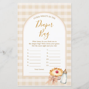 Bow Cutie Pie Pastel En vichy Qu'y a-t-il dans le