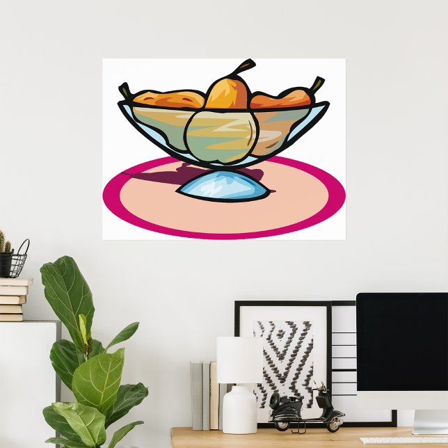 Bowl of Fruit Poster (Créateur téléchargé)