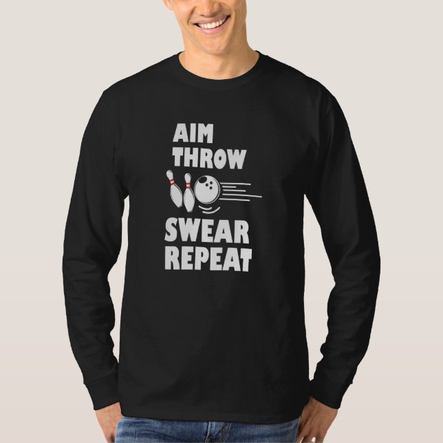 Bowling Aim Throw Sweat Répéter Bowler (Devant)
