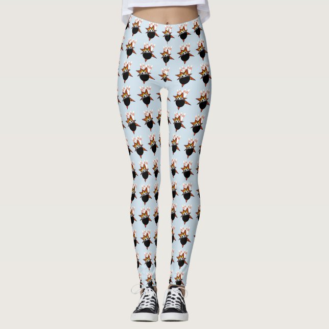Bowling Ball and Pins Leggings (Devant)
