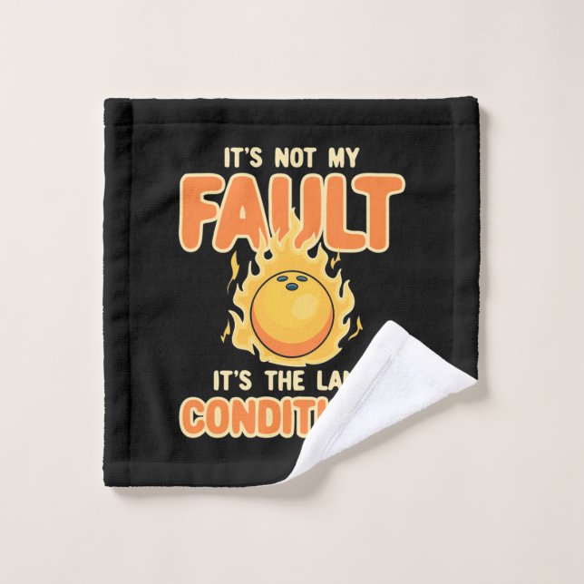 Bowling C'Est L'État De La Voie (Gant de toilette)