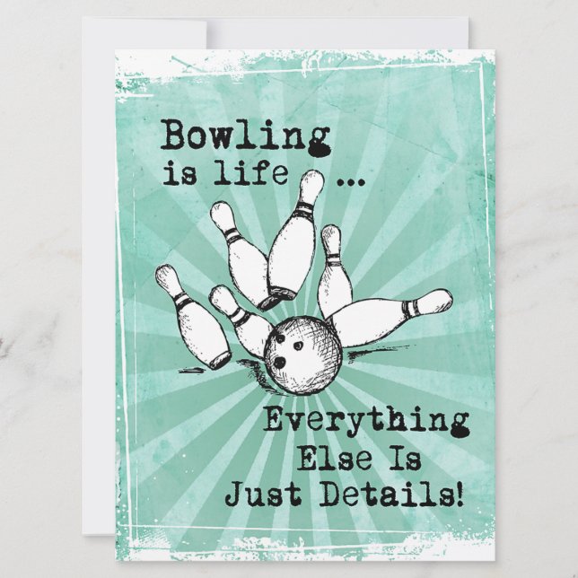 Bowling Lover cadeau, Drôle Joueur de Bowling cade (Devant)