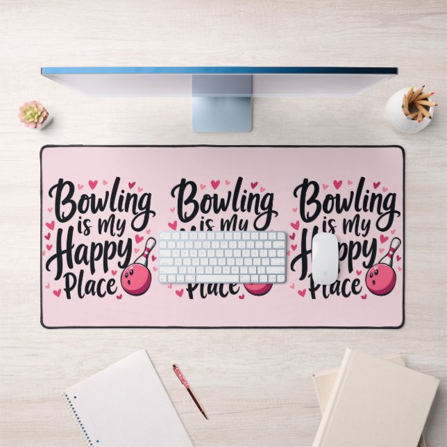Bowling Lover Cute Retro esthétique Sports Design (Bureau 1)