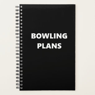 Bowling Planner Sports Thème Bowling Plans