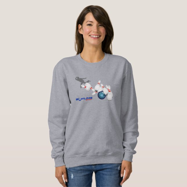 Bowling Sports | Sweatshirt des femmes (Devant entier)