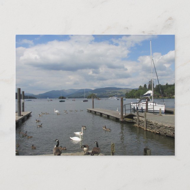 Bowness-on-Windermere - Carte postale Lake Distric (Devant)