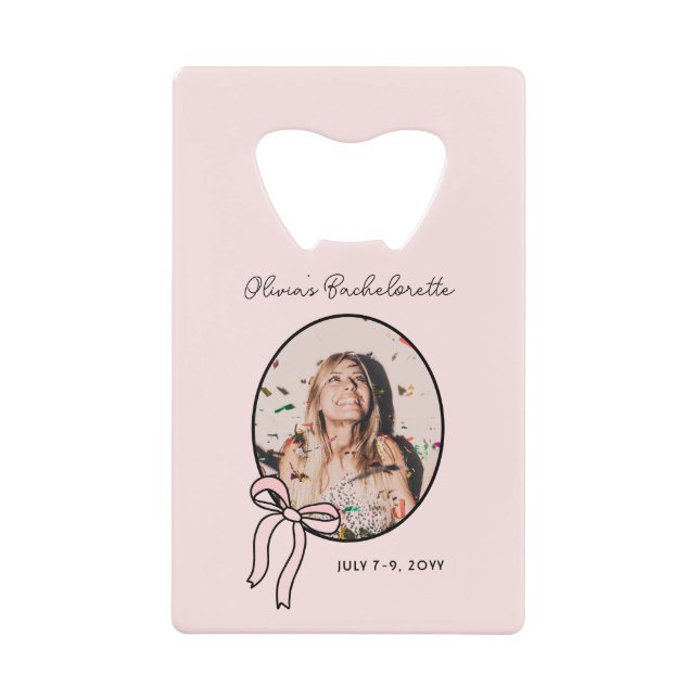 Bows & Babes Bachelorette Rose fille personnalisée (Devant)