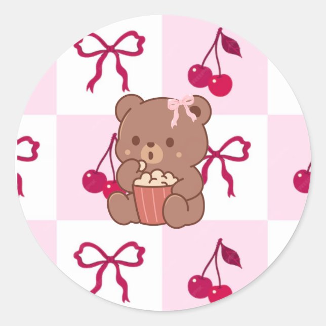 Bows & Bears Stickers (Devant)