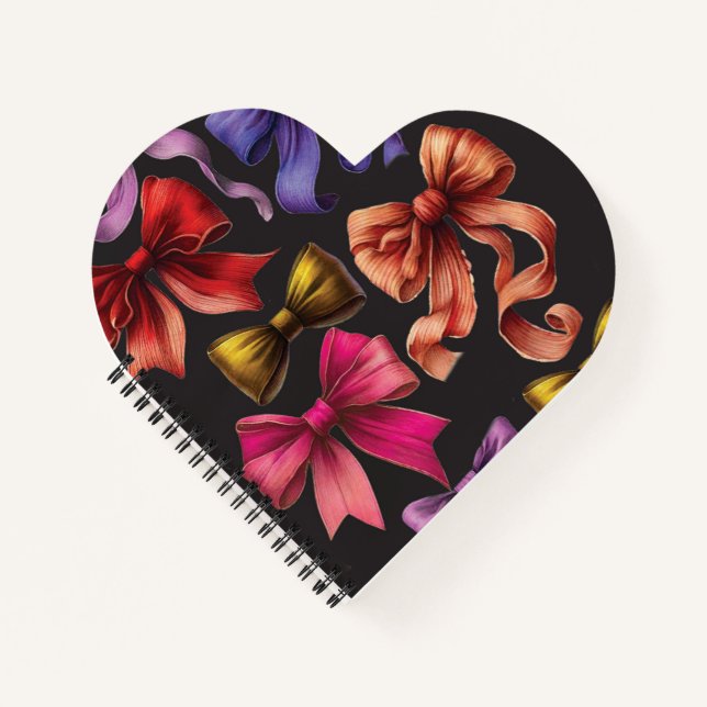 Bowtie pour carnet en forme de coeur de rêve (Devant)