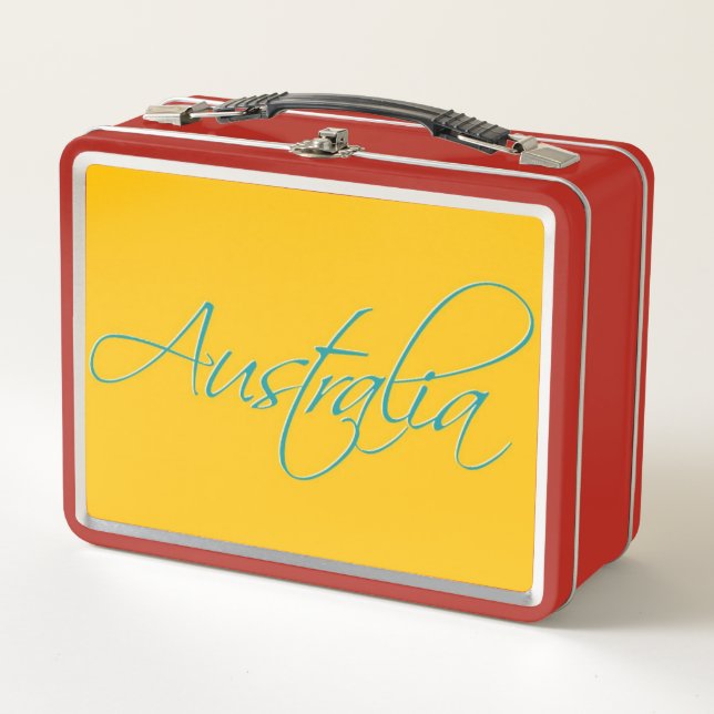 Box Australie : Boîte à lunch pour les voyages (Devant)