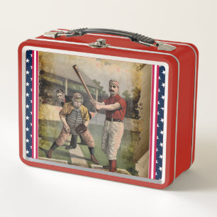 Box Baseball : Boîte à lunch Vintage