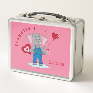 Box Belle boîte à lunch pour enfant rose et blanc