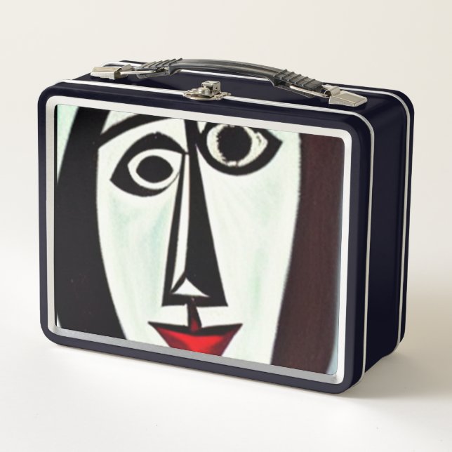 Box Boîte à lunch Art Abstrait (Devant)