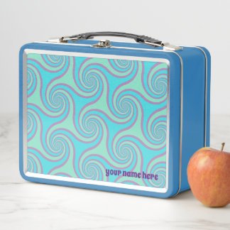 Box Boîte à lunch avec motif tourbillonnant frais Var0