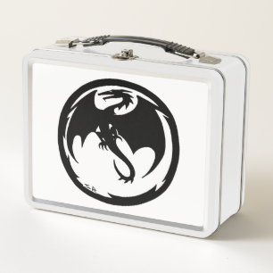 Box Boîte à lunch blanche Black Dragon