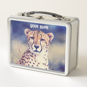 Box Boîte à lunch Cheetah Grace - cadeau personnalisé