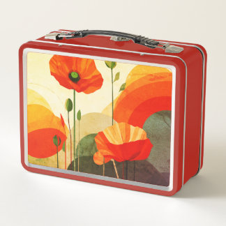 Box Boîte à lunch d'art floral – Conception colorée de
