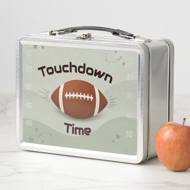 Box Boîte à lunch de football américain (En situation)