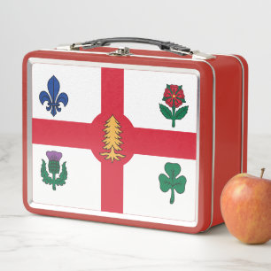 Box Boîte à lunch en acier inoxydable avec drapeau de 