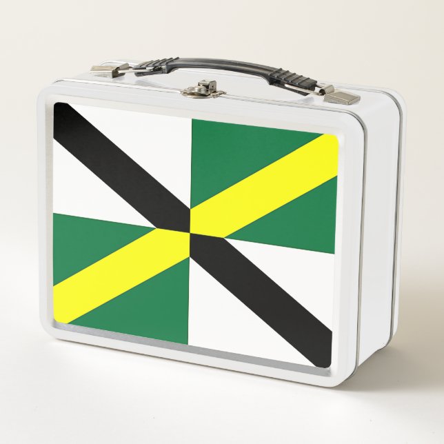 Box Boîte à lunch en acier inoxydable avec drapeau de  (Devant)