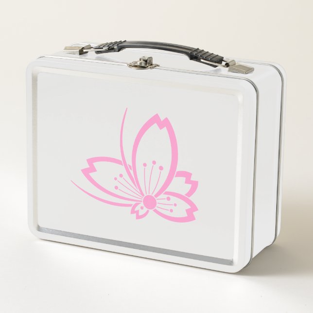 Box Boîte à lunch en forme de fleur de cerisier ombrée (Devant)