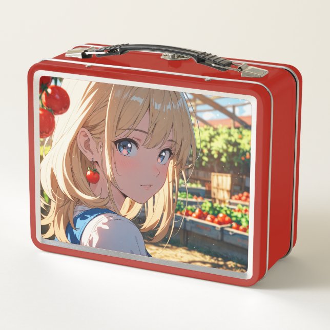 Box Boîte à lunch en métal/boîte cosmétique (Dos)