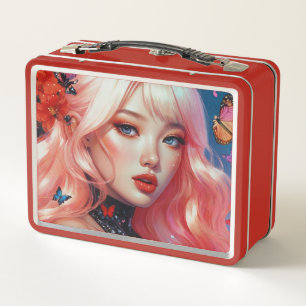 Box Boîte à lunch en métal/boîte cosmétique