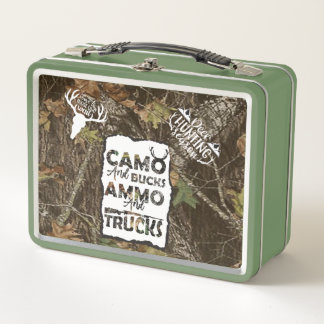 Box Boîte à lunch en métal Camo et Ammo