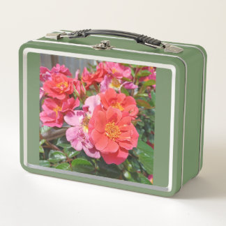 Box Boîte à lunch en métal Collection de fleurs
