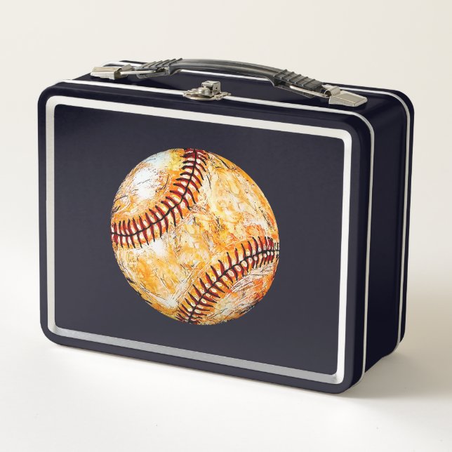 Box Boîte à lunch en métal de baseball (Devant)