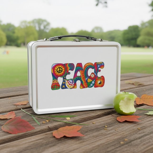 Box Boîte à lunch en métal de paix (Créateur téléchargé)
