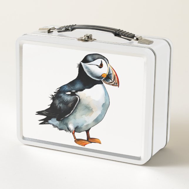 Box Boîte à lunch en métal de Puffin (Devant)