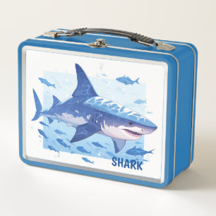 Box Boîte à lunch en métal de requin