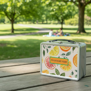 Box Boîte à lunch en métal de style vintage
