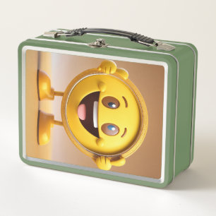 Box Boîte à lunch en métal Emoji coloré