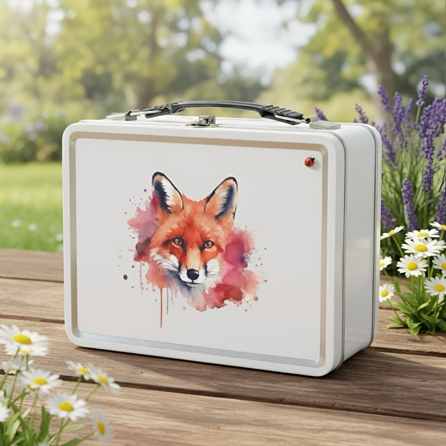 Box Boîte à lunch en métal Fox (Créateur téléchargé)