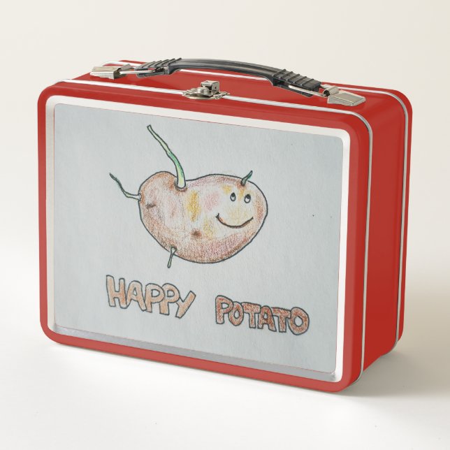 Box Boîte à lunch en métal Happy Potato (Devant)