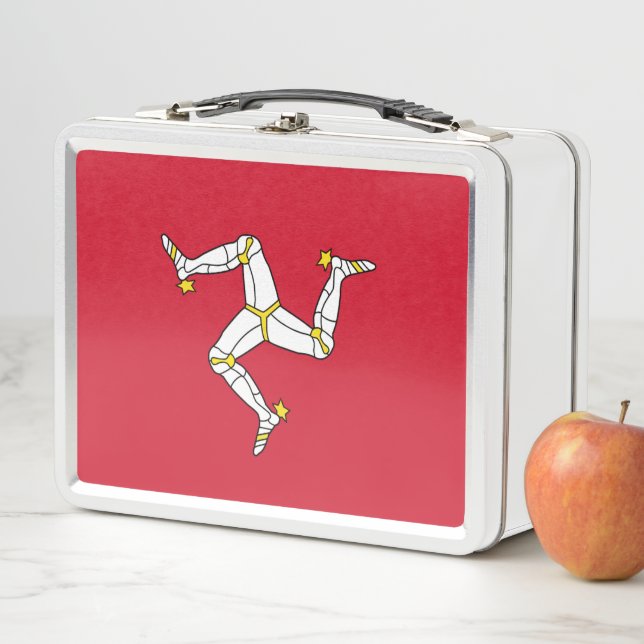 Box Boîte à lunch en métal inoxydable avec drapeau de  (En situation)