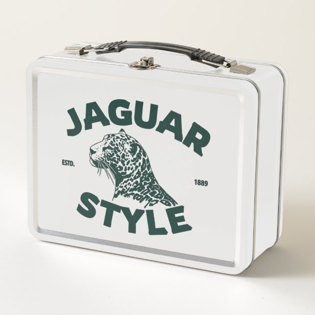 Box Boîte à lunch en métal Jaguar (Devant)