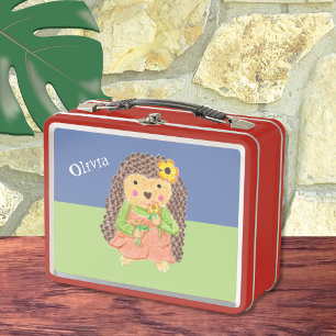 Box Boîte à lunch en métal personnalisée pour fille hé