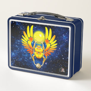 Box Boîte à lunch en métal Scarab